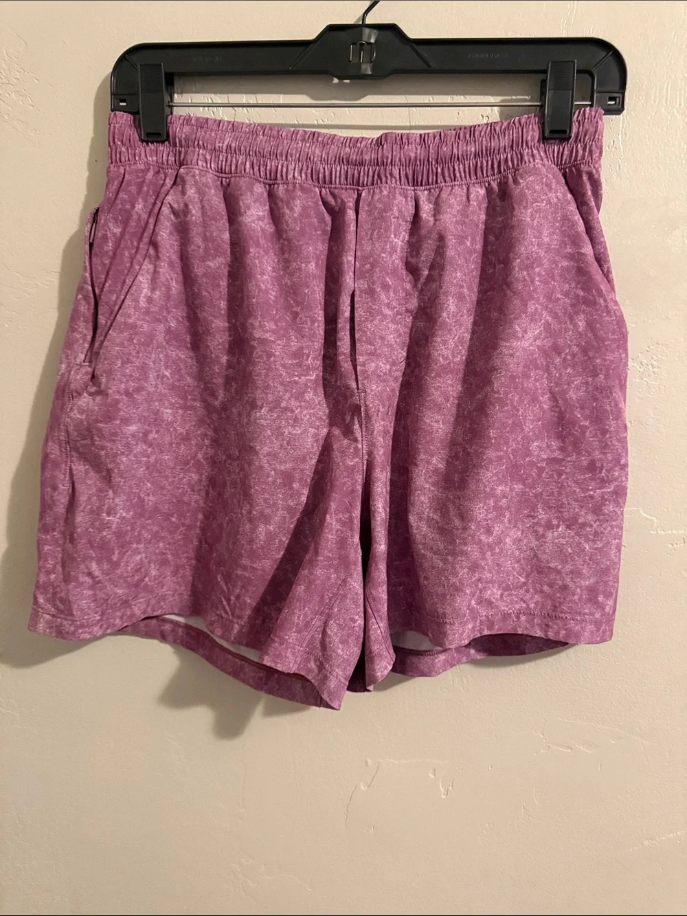 lululemon athletica Lavender Marble-Effect Men's Athletic Shorts
